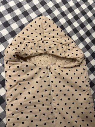 Saco Minicoton lunares bebé entretiempo