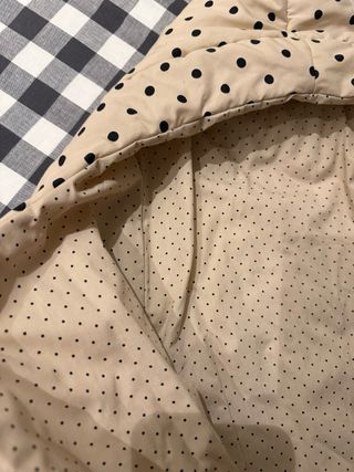 Saco Minicoton lunares bebé entretiempo