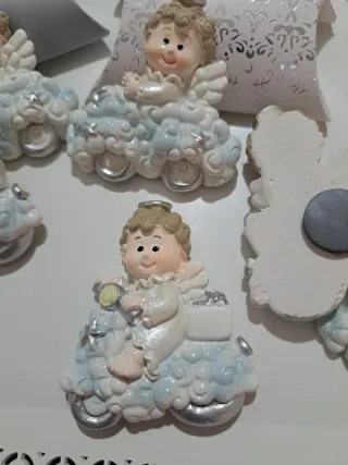 Bomboniere angelo calamita battesimo nascita compl