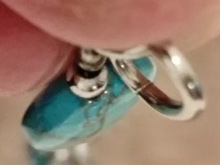 Braccialetto acciaio con Turchesi