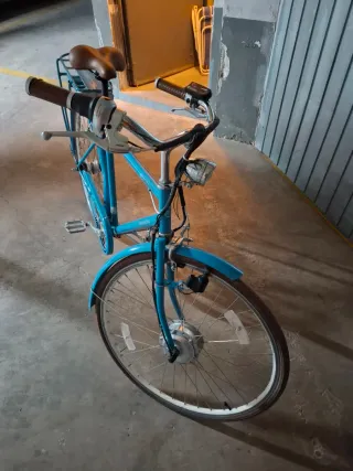 Bicicleta Brinke eléctrica Azul