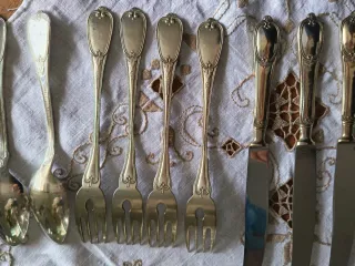 Servizio Vintage Wellner placcato A 1000 da pesce