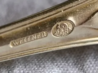 Servizio Vintage Wellner placcato A 1000 da pesce