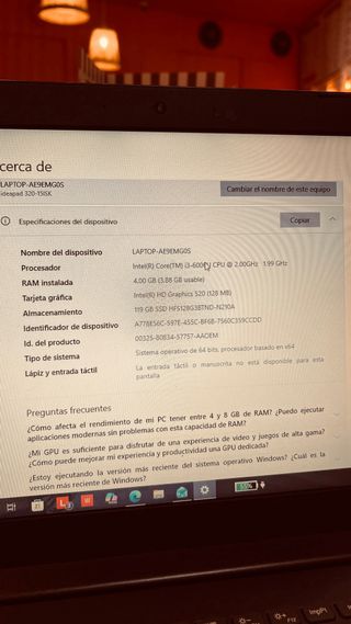 Portátil Lenovo Intel Core i3-600Y Negociable