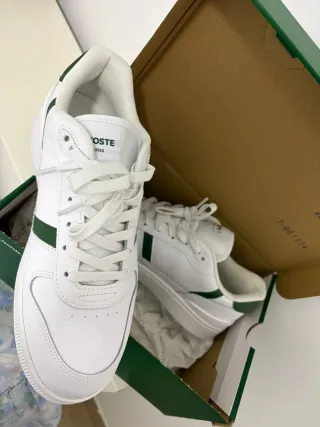 Zapatillas Lacoste Blancas y Verdes