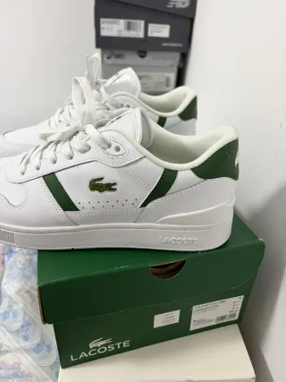Zapatillas Lacoste Blancas y Verdes