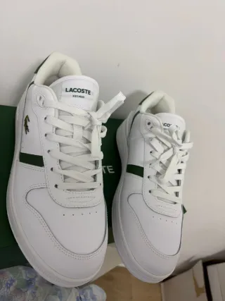 Zapatillas Lacoste Blancas y Verdes
