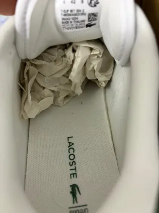 Zapatillas Lacoste Blancas y Verdes