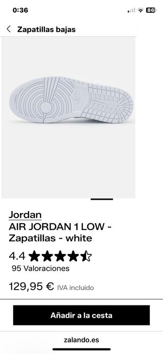 Zapatillas Nike Air Jordan Beige/Blanco