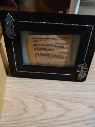 Set organizador escritorio decoración artesanal