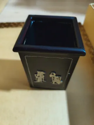 Set organizador escritorio decoración artesanal