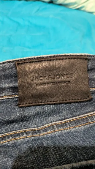 Vaqueros Jack & Jones Glenn Azul Oscuro - W28/L32