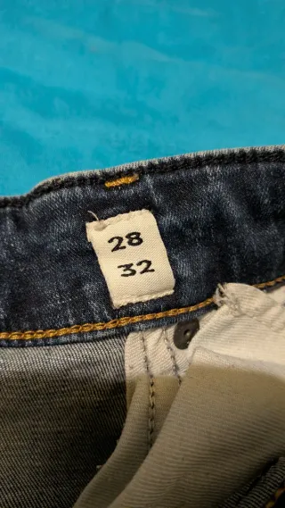 Vaqueros Jack & Jones Glenn Azul Oscuro - W28/L32