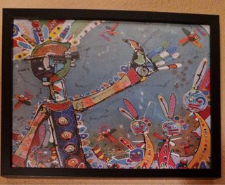 Cuadro abstracto arte moderno