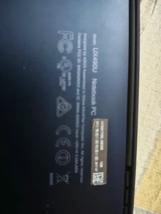 Asus Zenbook Portatile Argento e Nero