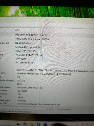 Asus Zenbook Portatile Argento e Nero