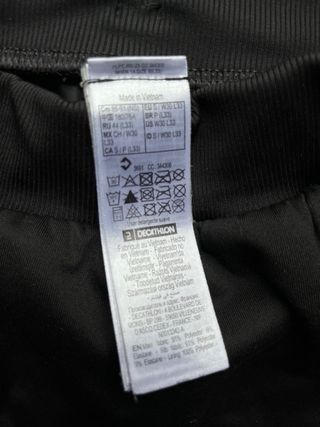 Tuta sportiva Kalenji nera taglia S