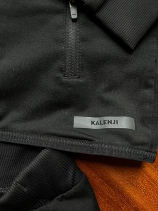 Tuta sportiva Kalenji nera taglia S