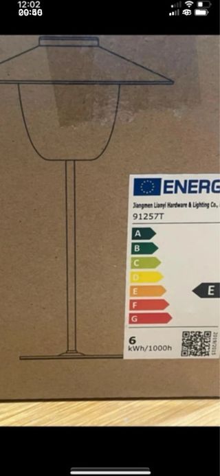 Lampada da tavolo moderna grigio/bianco