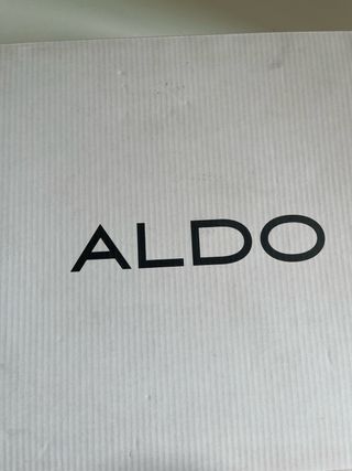 Stivaletti zeppa alta neri Aldo