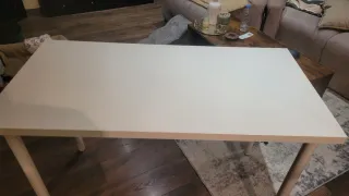 Escritorio Ikea Blanco y Metal