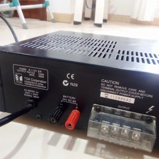 Amplificador TOA PA Negro