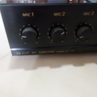 Amplificador TOA PA Negro