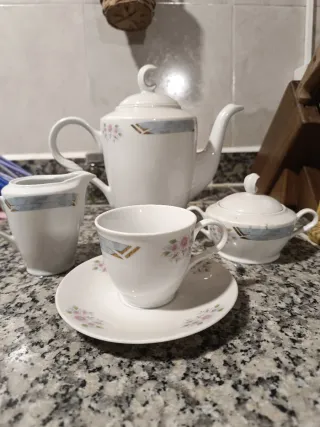 Vajilla Bavaria Oskar Schaller Porcelana