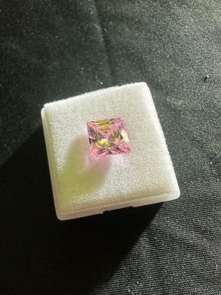 Safira Rosa/Roxa Princesa Lapidação