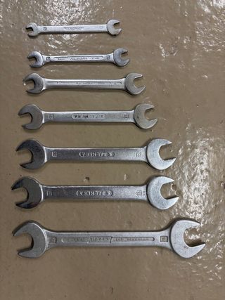 Lote llaves fijas dobles Palmera Hazet