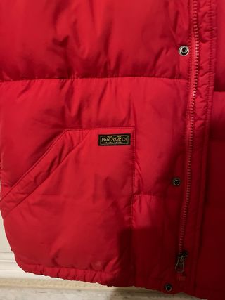 Chaqueta Ralph Lauren Roja pluma