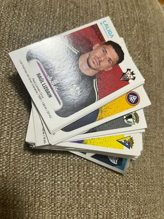 65 Cromos Liga Hypermotion Panini Sin Repetir