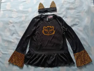 Disfraz Gato 3 Piezas Talla M