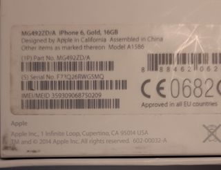 iPhone 6 - 16GB - colore Gold - anno 2015