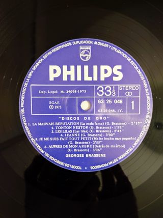 Georges Brassens - Disco de Oro