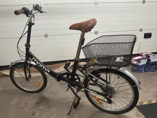 Bicicleta Moma Plegable con Cesta