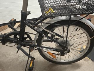 Bicicleta Moma Plegable con Cesta