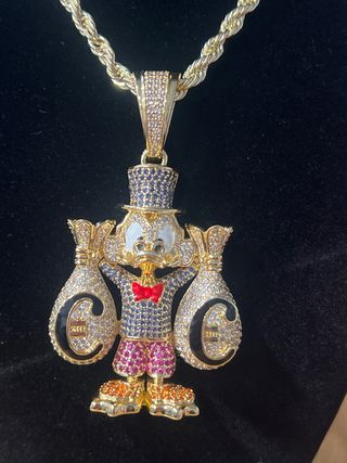 Collar Chapado Oro 14K Tío Rico XP 60cm