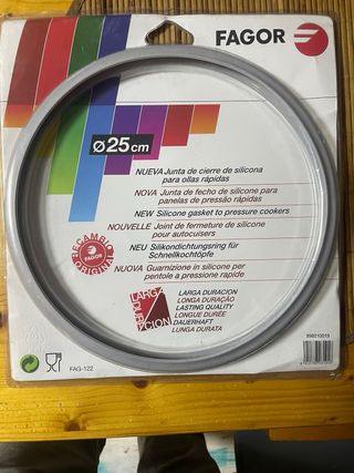Junta Silicona Fagor Ø25cm Olla Rápida