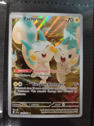 Carta Pokémon Pachirisu 208/198 SV