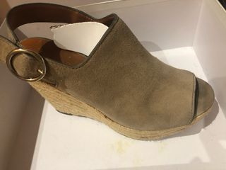 Sandalias Bimba y Lola Piel Serraje Talla 38