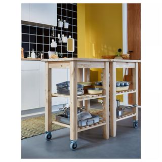 Carrito Cocina Abedul IKEA Bekvam 58x50x60cm