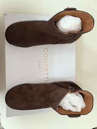 Botín madera Confetti