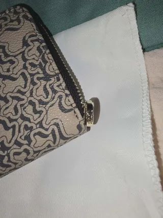 Cartera TOUS Beige y Gris