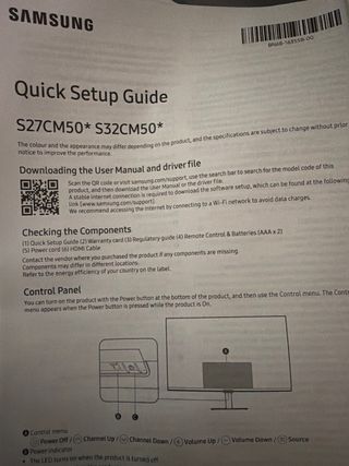 Monitor Samsung Smart TV M5 Bianco 27 pollici