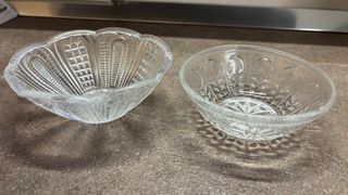 Set 2 Ciotoline Vetro Decorate