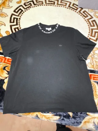 Camiseta Lacoste Negra