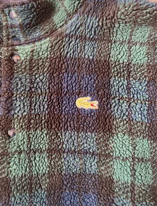 Chaqueta polar Lacoste cuadros