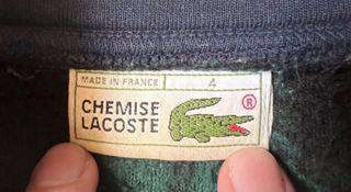 Chaqueta polar Lacoste cuadros