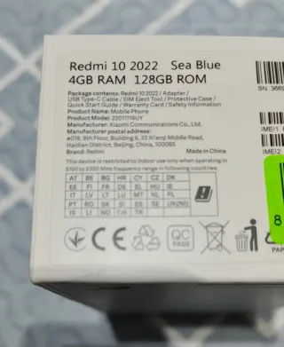 Xiaomi Redmi 10 2022 - Sea Blue